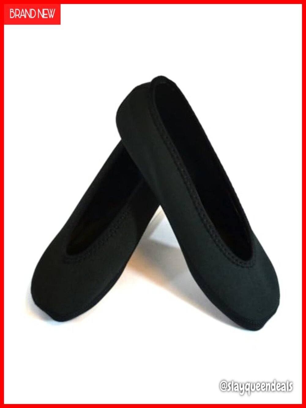 Ballet Flats: Women's Neoprene Slippers, Slip-Resistant Travel Yoga Shoes